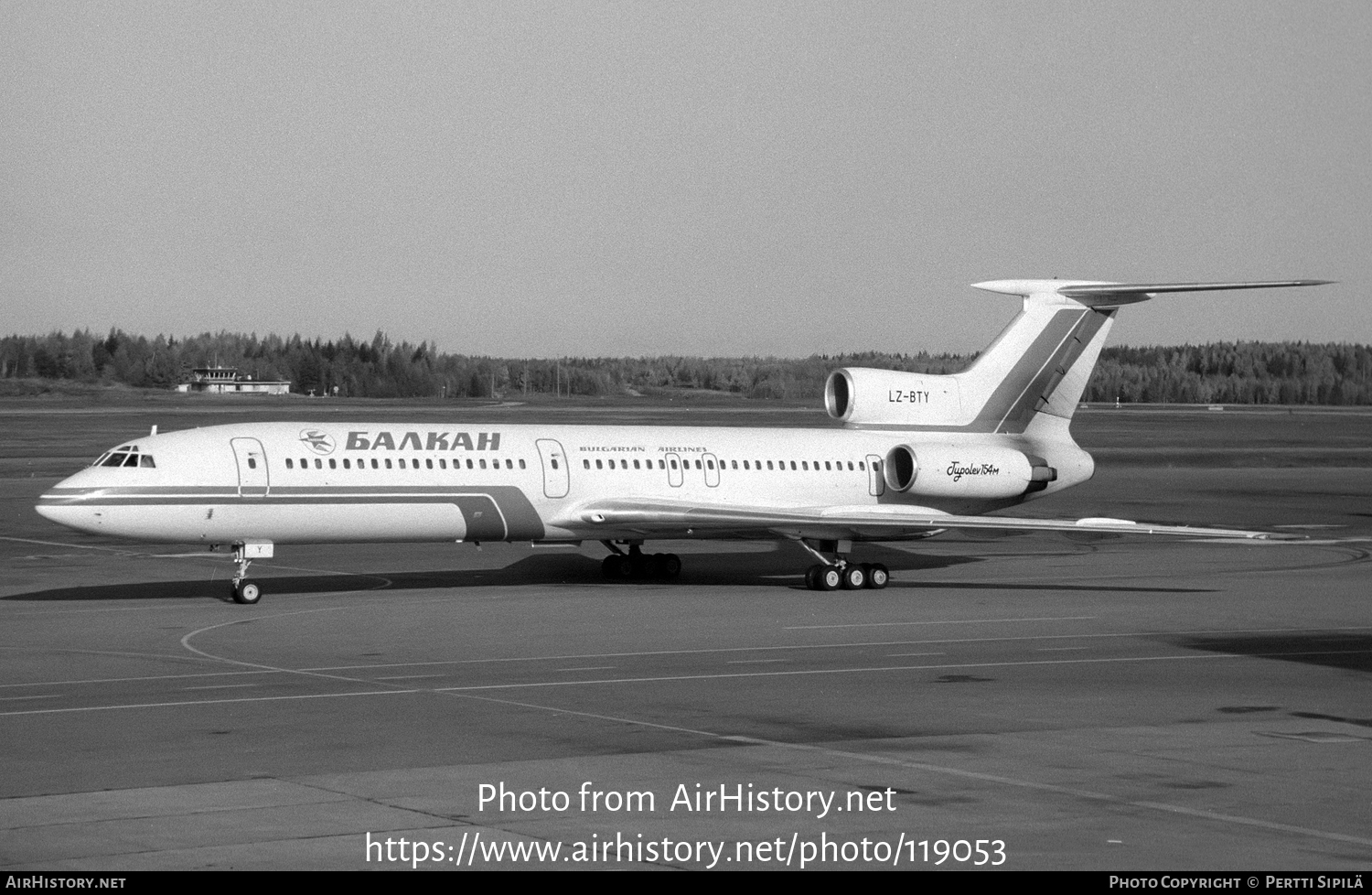 Aircraft Photo of LZ-BTY | Tupolev Tu-154M | Balkan - Bulgarian Airlines | AirHistory.net #119053