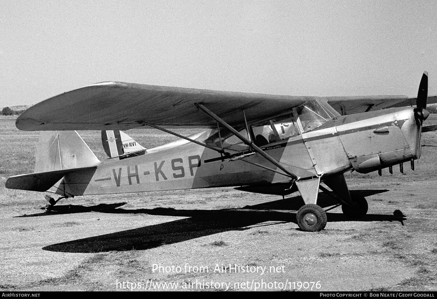 Aircraft Photo of VH-KSP | Auster J-5 Adventurer | AirHistory.net #119076