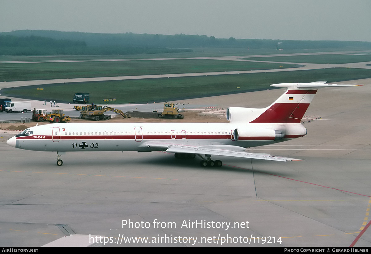 Aircraft Photo of 1102 | Tupolev Tu-154M | Germany - Air Force | AirHistory.net #119214