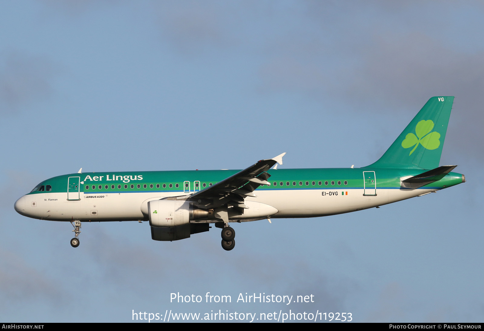 Aircraft Photo of EI-DVG | Airbus A320-214 | Aer Lingus | AirHistory.net #119253