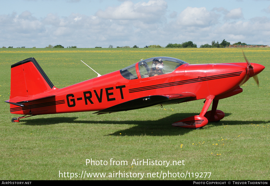 Aircraft Photo of G-RVET | Van's RV-6 | AirHistory.net #119277