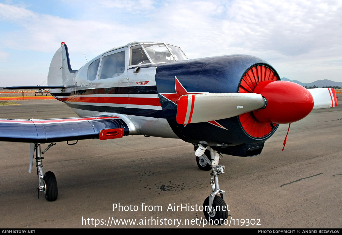 Aircraft Photo of VH-BVT | Yakovlev Yak-18T | AirHistory.net #119302