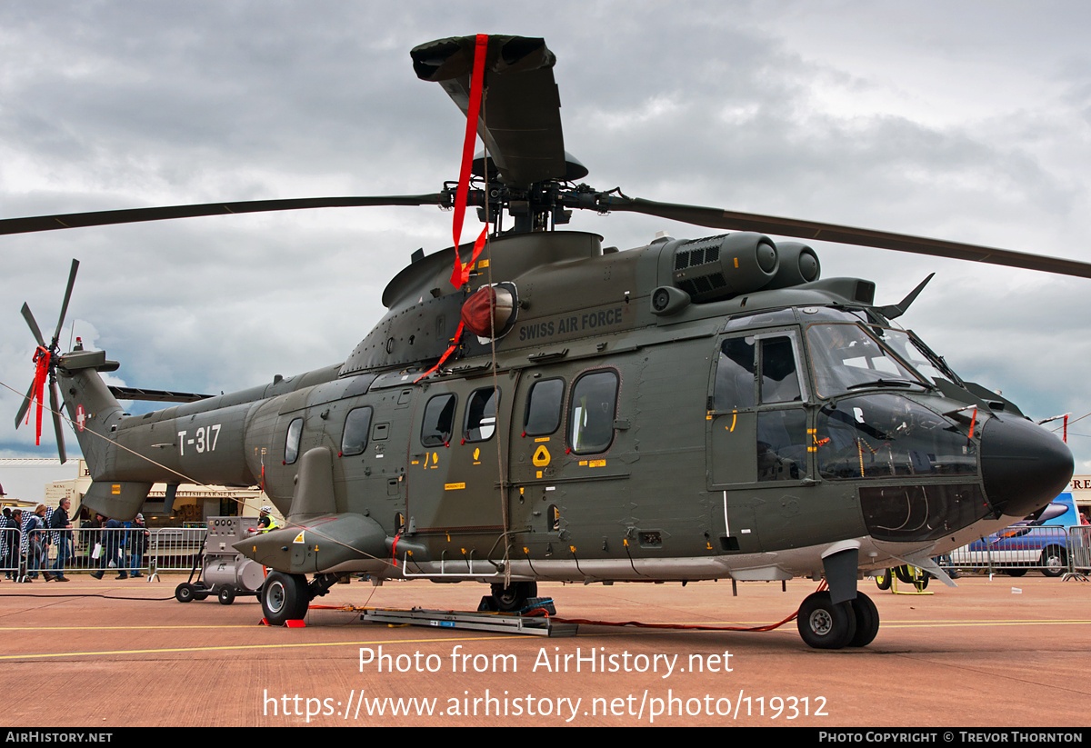 Aircraft Photo of T-317 | Aerospatiale TH06 Super Puma (AS-332M1) | Switzerland - Air Force | AirHistory.net #119312