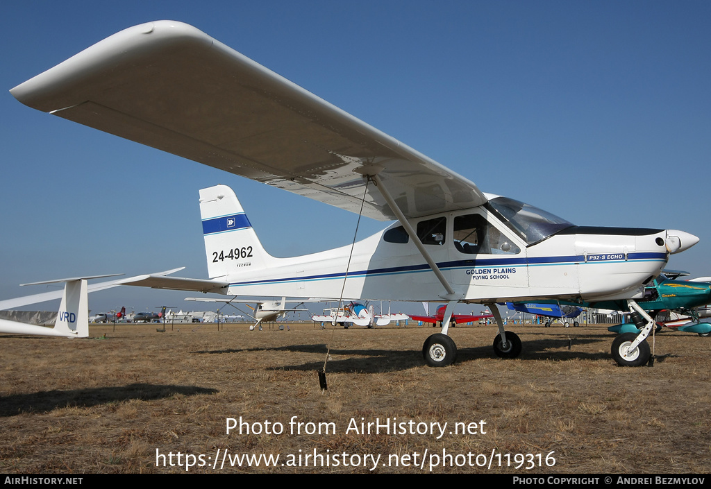 Aircraft Photo of 24-4962 | Tecnam P-92 Echo | Golden Plains Flying School | AirHistory.net #119316