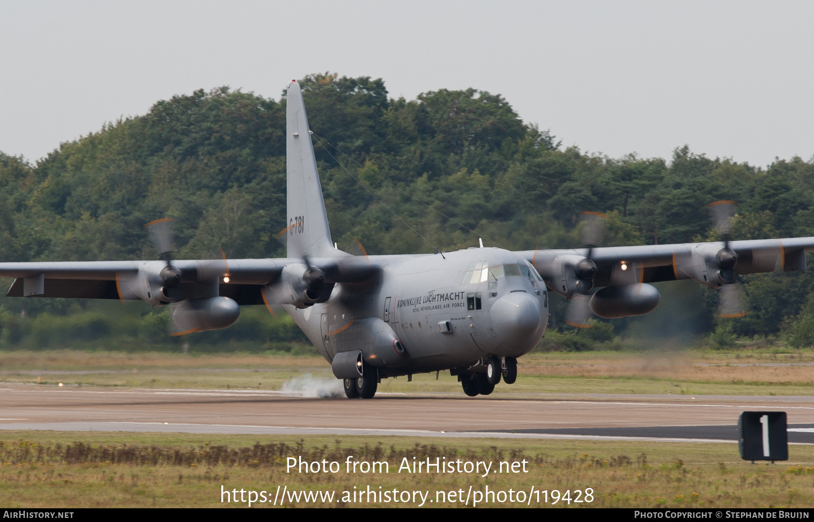 Aircraft Photo of G-781 | Lockheed C-130H Hercules | Netherlands - Air Force | AirHistory.net #119428