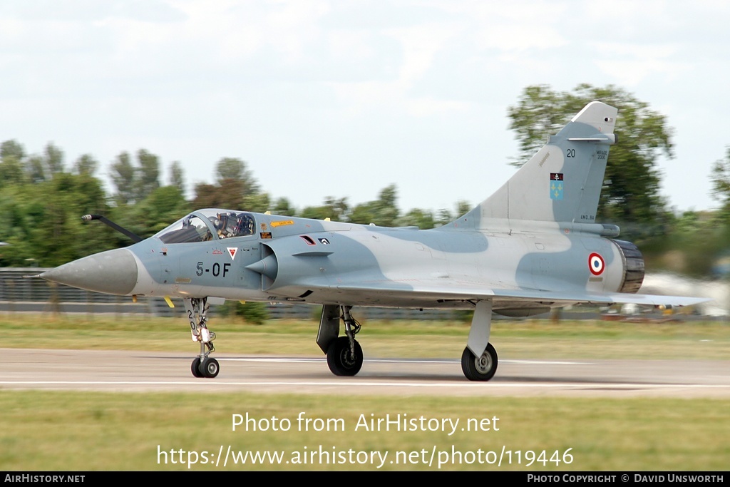 Aircraft Photo of 20 | Dassault Mirage 2000C | France - Air Force | AirHistory.net #119446