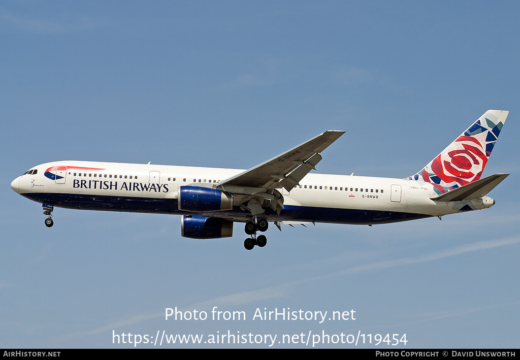 Aircraft Photo of G-BNWB | Boeing 767-336/ER | British Airways | AirHistory.net #119454