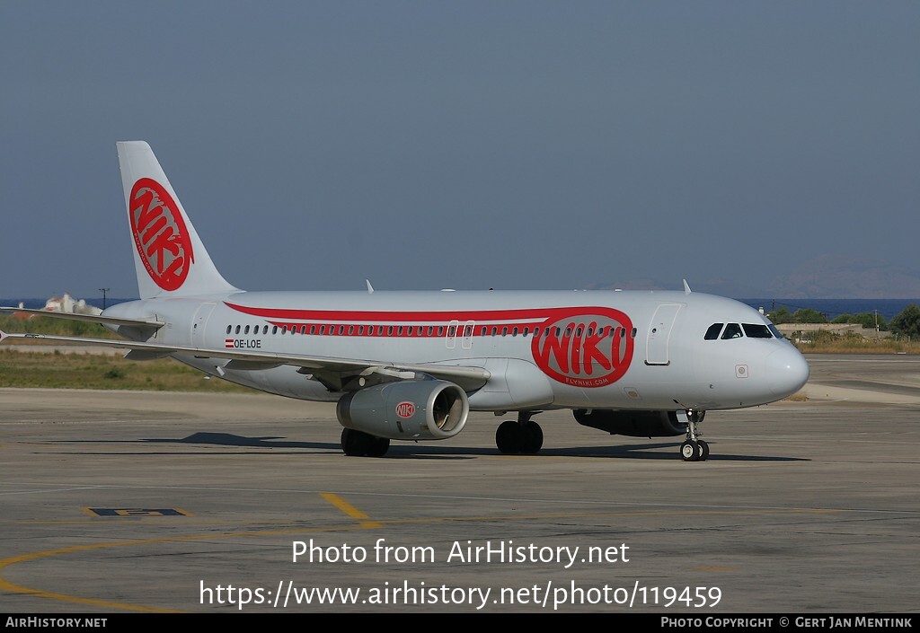 Aircraft Photo of OE-LOE | Airbus A320-232 | Niki | AirHistory.net #119459