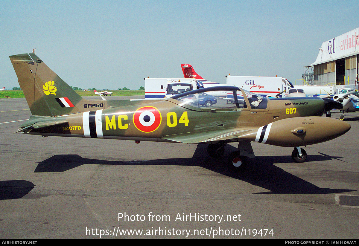 Aircraft Photo of N407FD | SIAI-Marchetti SF-260D | Italy - Air Force | AirHistory.net #119474