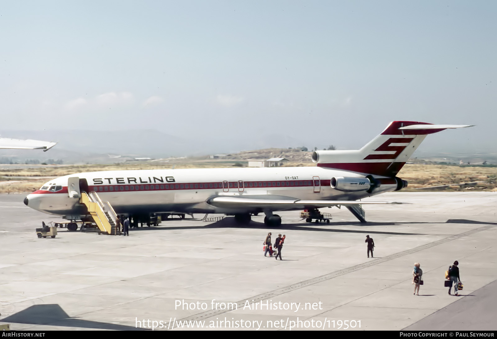 Aircraft Photo of OY-SAT | Boeing 727-2J4/Adv | Sterling Airways | AirHistory.net #119501