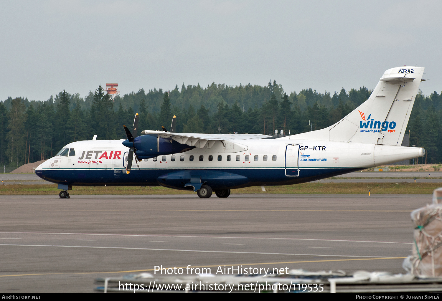 Aircraft Photo of SP-KTR | ATR ATR-42-300 | JetAir | AirHistory.net #119535