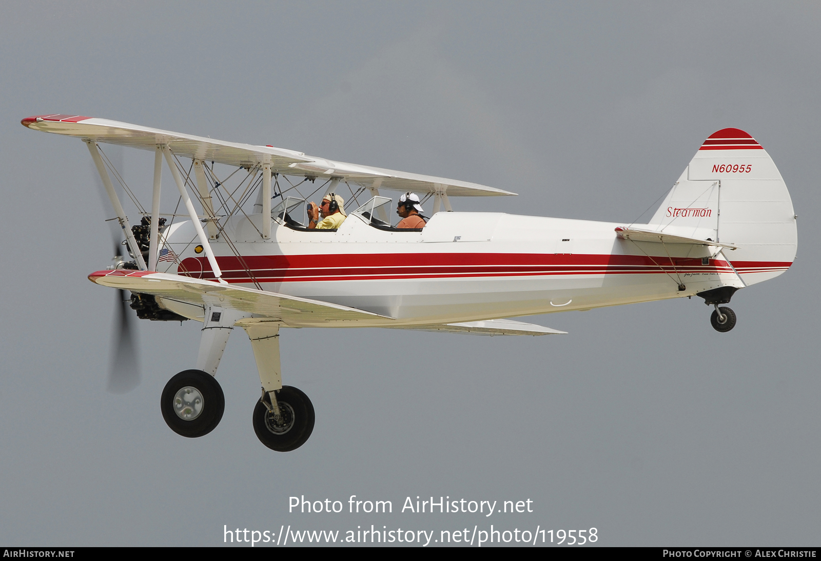 Aircraft Photo of N60955 | Stearman N2S-3 Kaydet (B75N1) | AirHistory.net #119558