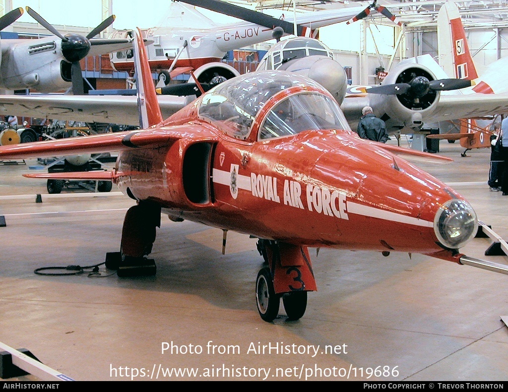 Aircraft Photo of XR977 | Hawker Siddeley Gnat T.1 | UK - Air Force | AirHistory.net #119686