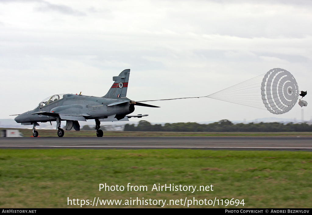 Aircraft Photo of A27-19 | BAE Systems Hawk 127 | Australia - Air Force | AirHistory.net #119694