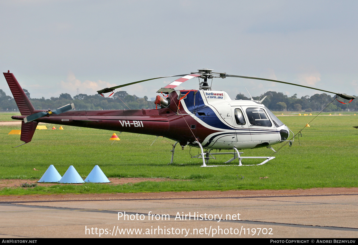 Aircraft Photo of VH-BII | Aerospatiale AS-350B-2 Ecureuil | Heliwest | AirHistory.net #119702