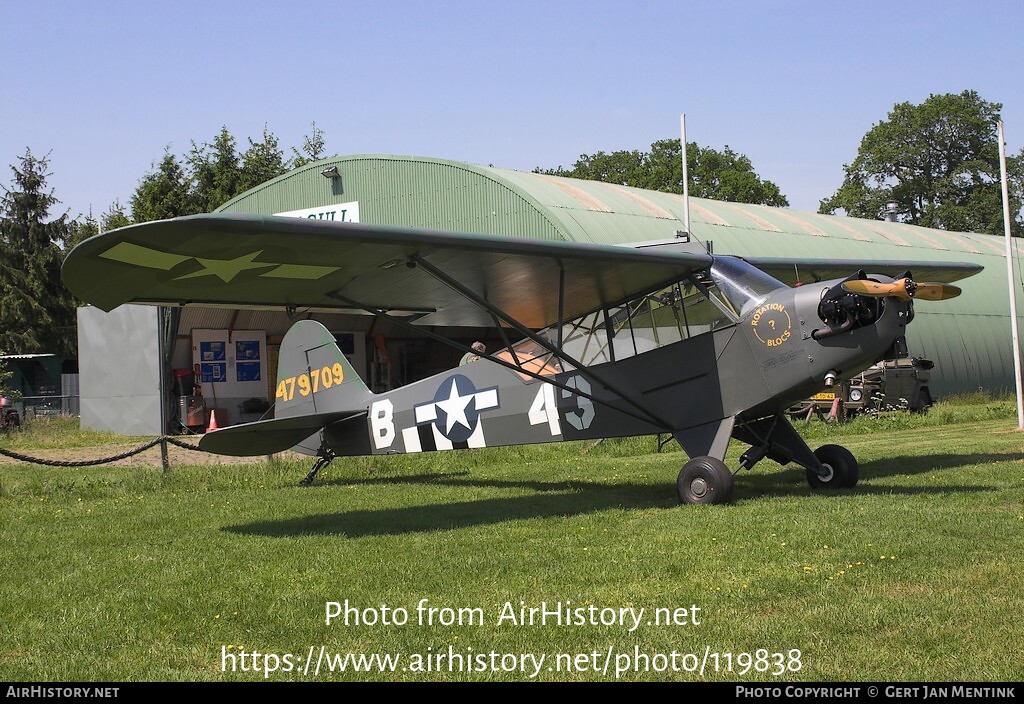 Aircraft Photo of N29EG / 479709 | Piper J-3C-65 Cub | USA - Army | AirHistory.net #119838