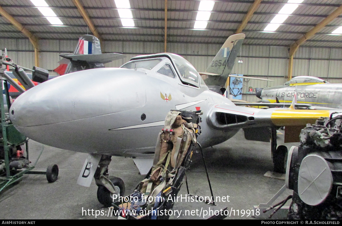 Aircraft Photo of WZ518 | De Havilland D.H. 115 Vampire T11 | UK - Air Force | AirHistory.net #119918