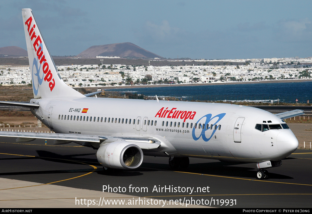 Aircraft Photo of EC-HKQ | Boeing 737-85P | Air Europa | AirHistory.net #119931