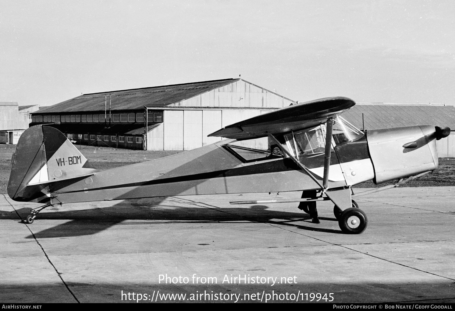 Aircraft Photo of VH-BDM | Taylorcraft E Auster Mk3 | AirHistory.net #119945