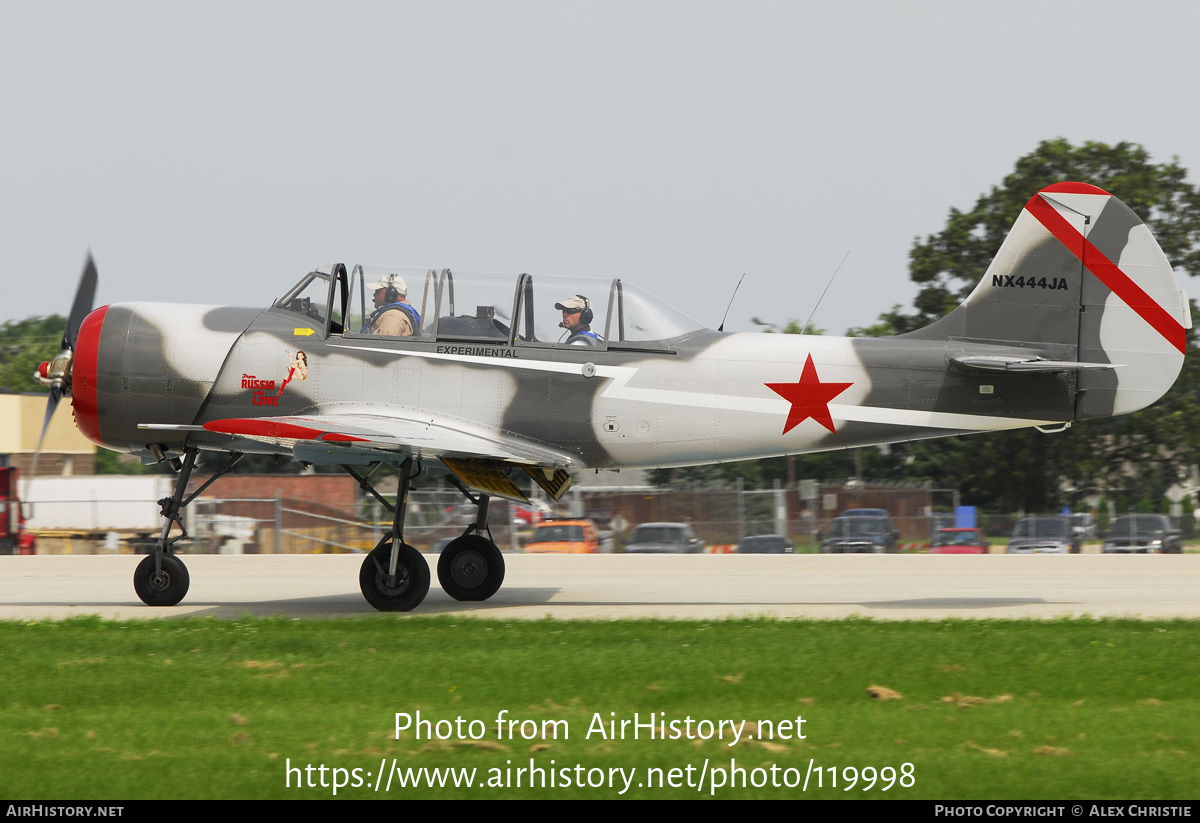 Aircraft Photo of N444JA / NX444JA | Yakovlev Yak-52 | Russia - Air Force | AirHistory.net #119998