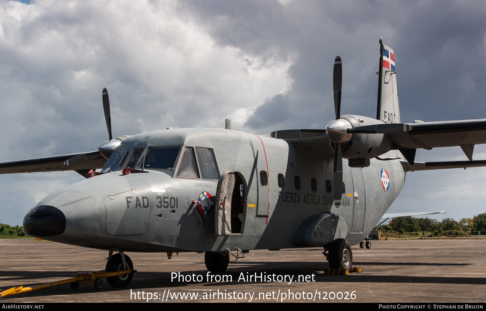 Aircraft Photo of 3501 / FAD 3501 | CASA C-212-400 Aviocar | Dominican Republic - Air Force | AirHistory.net #120026