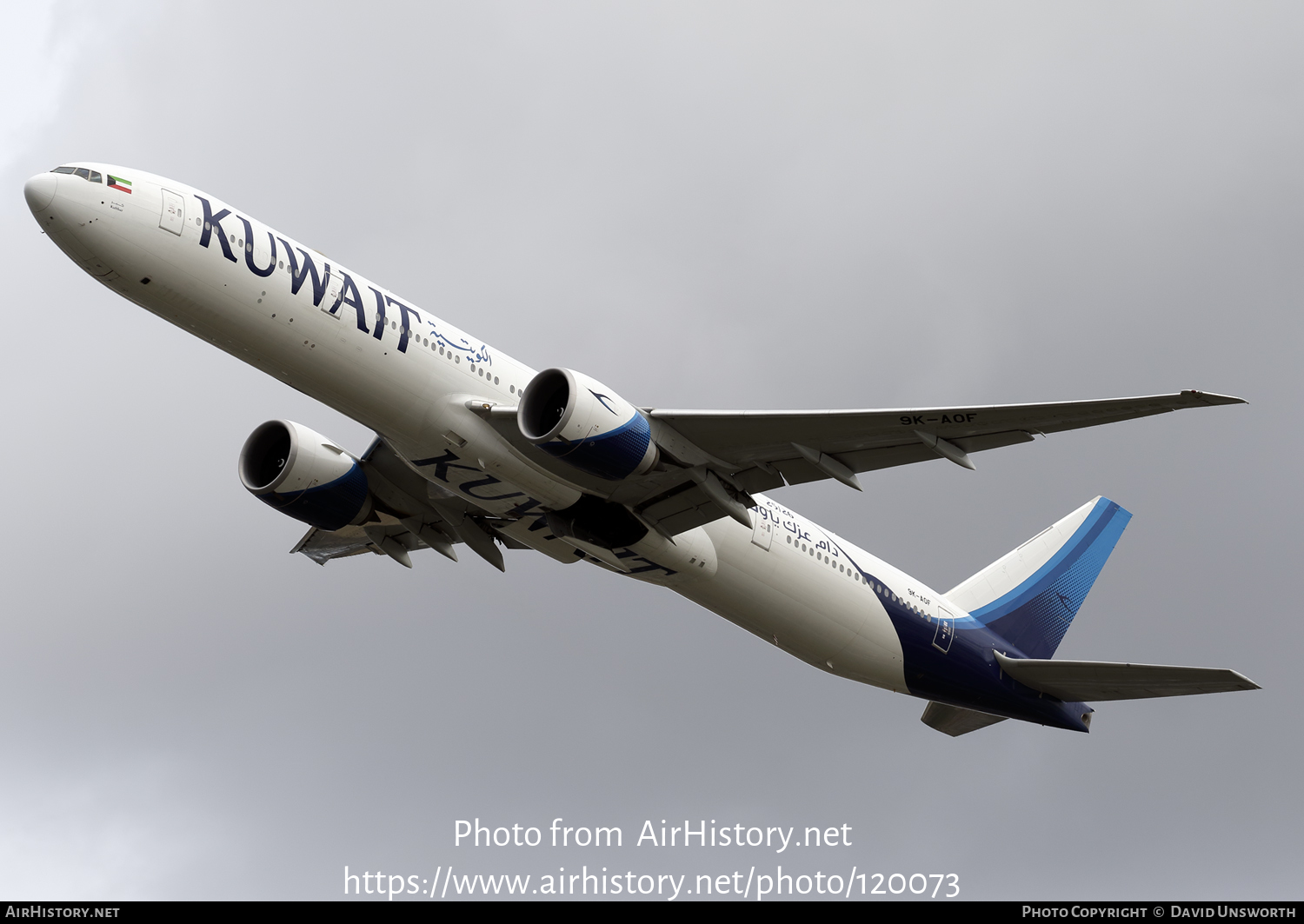 Aircraft Photo of 9K-AOF | Boeing 777-300/ER | Kuwait Airways | AirHistory.net #120073