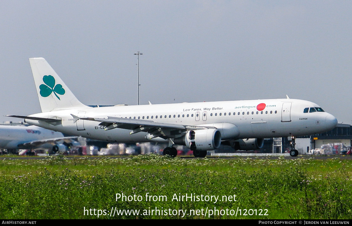 Aircraft Photo of EI-CZV | Airbus A320-214 | Aer Lingus | AirHistory.net #120122