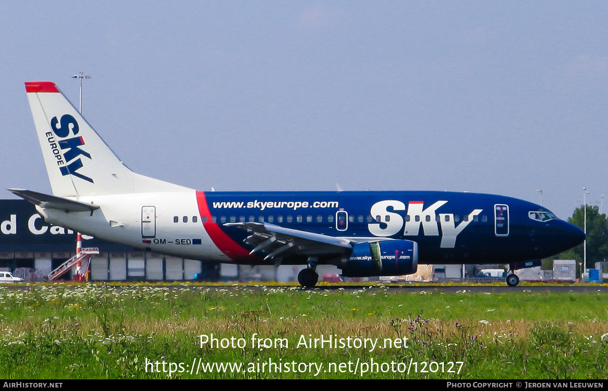 Aircraft Photo of OM-SED | Boeing 737-53C | SkyEurope Airlines | AirHistory.net #120127