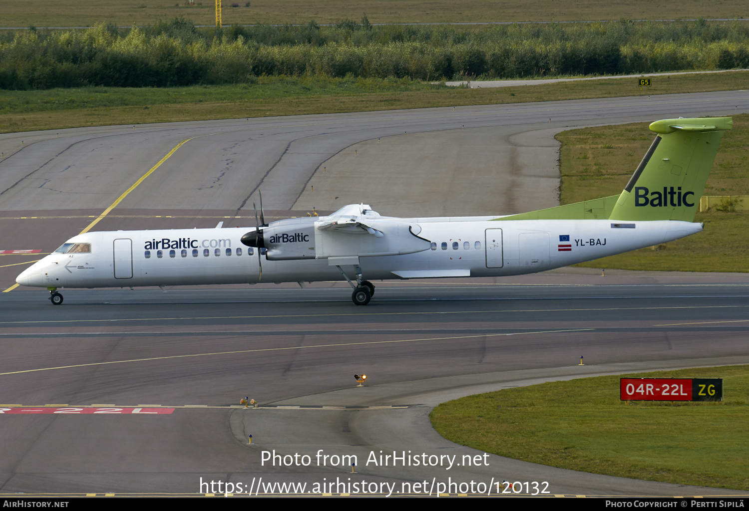 Aircraft Photo of YL-BAJ | Bombardier DHC-8-402 Dash 8 | AirBaltic | AirHistory.net #120132