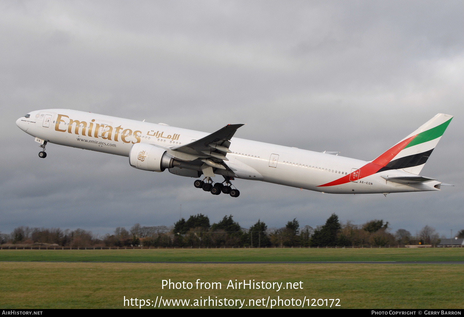 Aircraft Photo of A6-EGN | Boeing 777-31H/ER | Emirates | AirHistory.net #120172