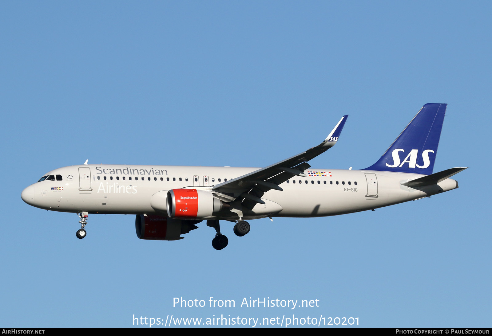 Aircraft Photo of EI-SIG | Airbus A320-251N | Scandinavian Airlines - SAS | AirHistory.net #120201