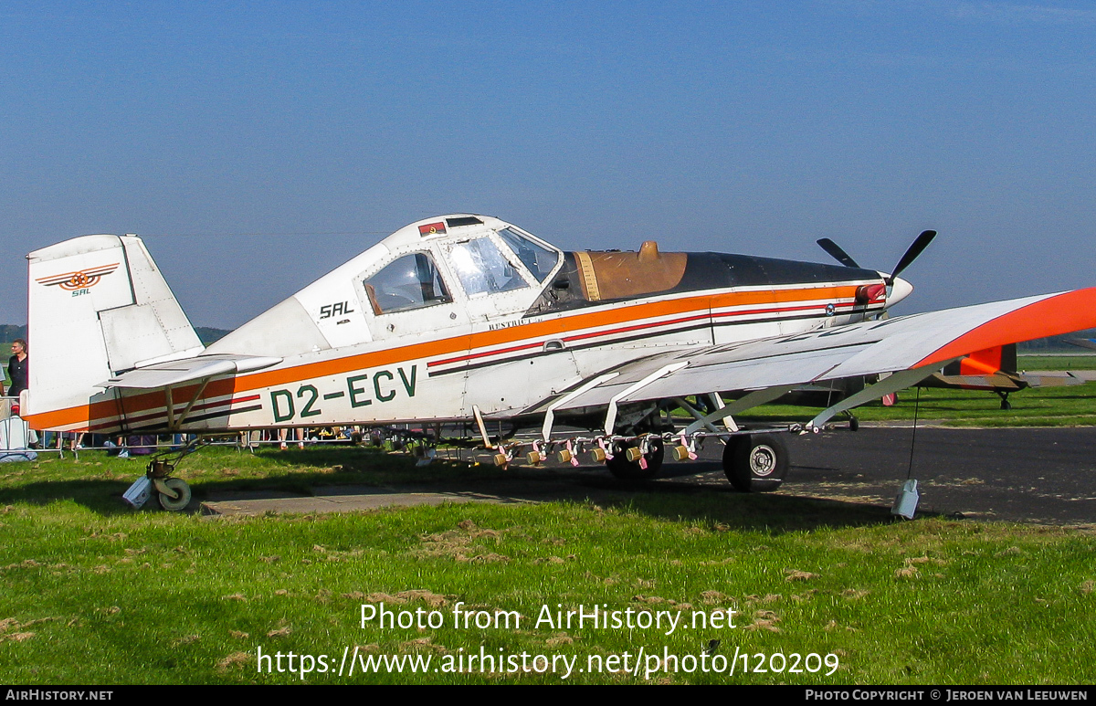 Aircraft Photo of D2-ECV | Ayres S2R-T34 Turbo Thrush | SAL - Sociedade de Aviação Ligeira | AirHistory.net #120209