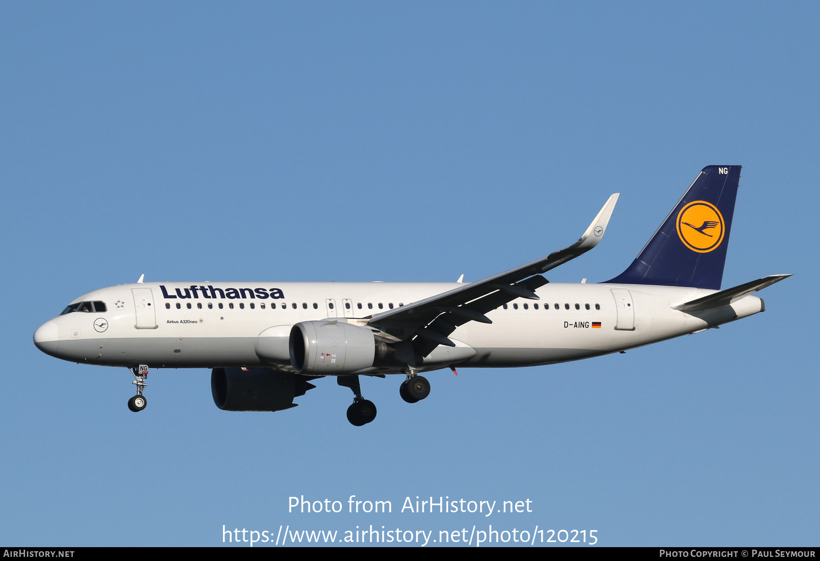 Aircraft Photo of D-AING | Airbus A320-271N | Lufthansa | AirHistory.net #120215