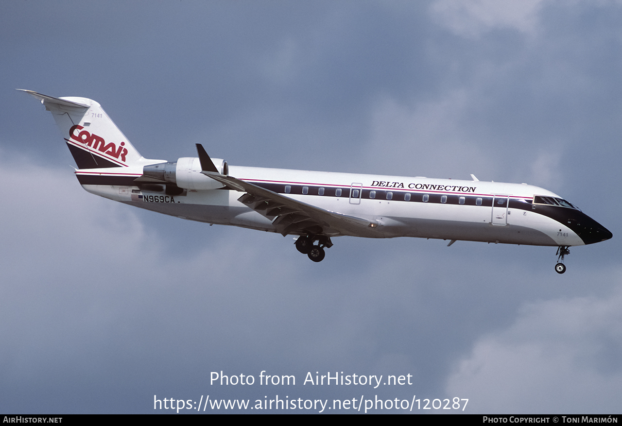 Aircraft Photo of N969CA | Canadair CRJ-100ER (CL-600-2B19) | Delta Connection | AirHistory.net #120287