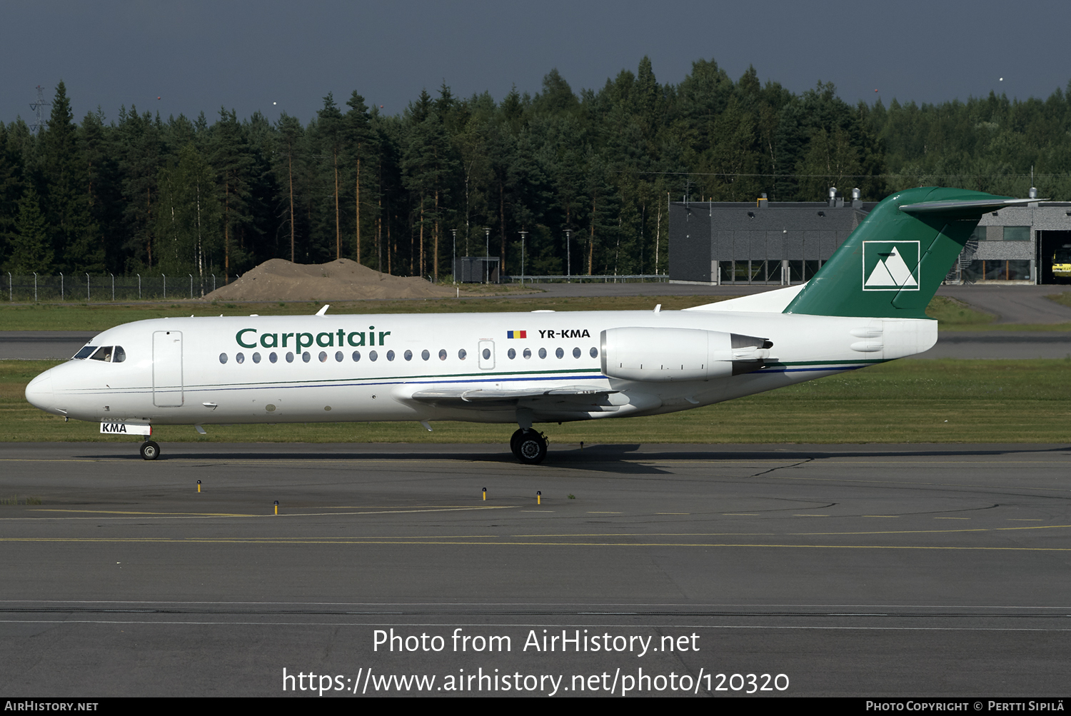 Aircraft Photo of YR-KMA | Fokker 70 (F28-0070) | Carpatair | AirHistory.net #120320