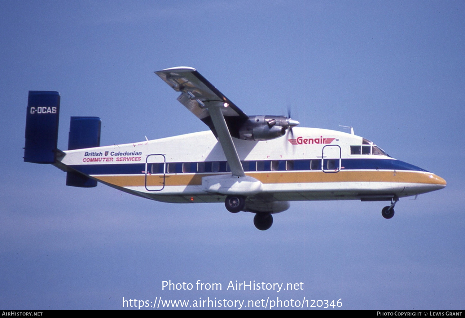 Aircraft Photo of G-OCAS | Short 330-200 | Genair | AirHistory.net #120346