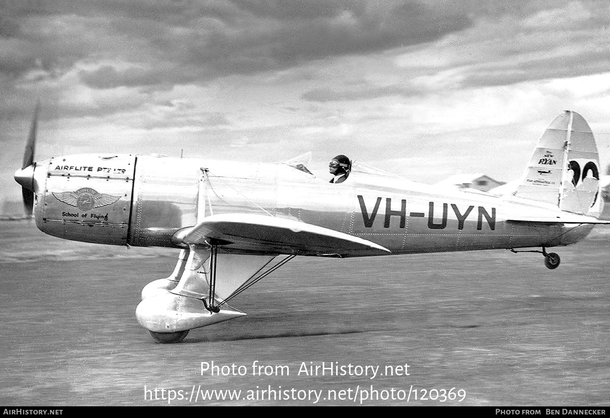 Aircraft Photo of VH-UYN | Ryan ST-A | Airflite | AirHistory.net #120369