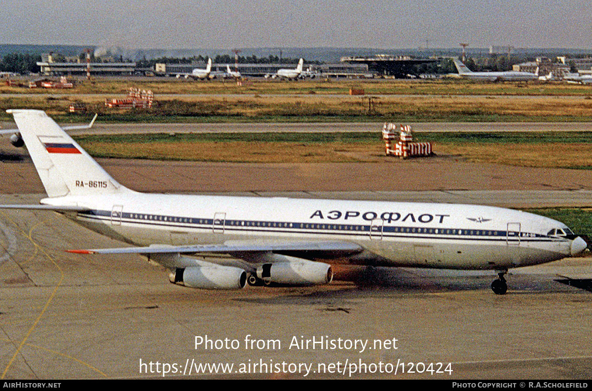 Aircraft Photo of RA-86115 | Ilyushin Il-86 | Aeroflot | AirHistory.net #120424