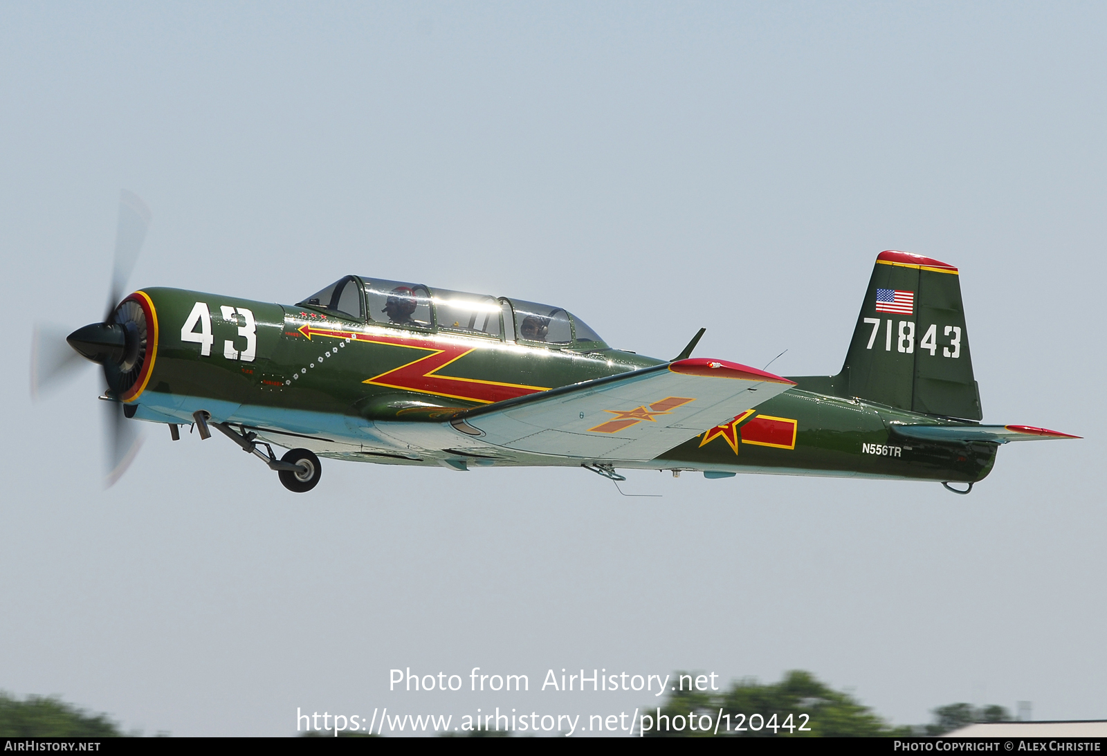 Aircraft Photo of N556TR / 71843 | Nanchang CJ-6A | China - Air Force | AirHistory.net #120442