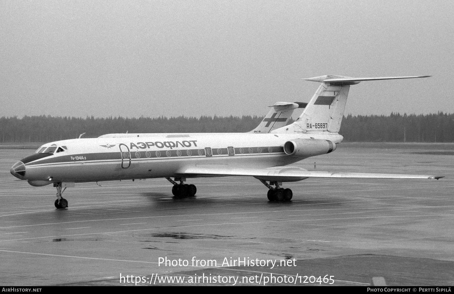 Aircraft Photo of RA-65697 | Tupolev Tu-134A-3 | Aeroflot | AirHistory.net #120465