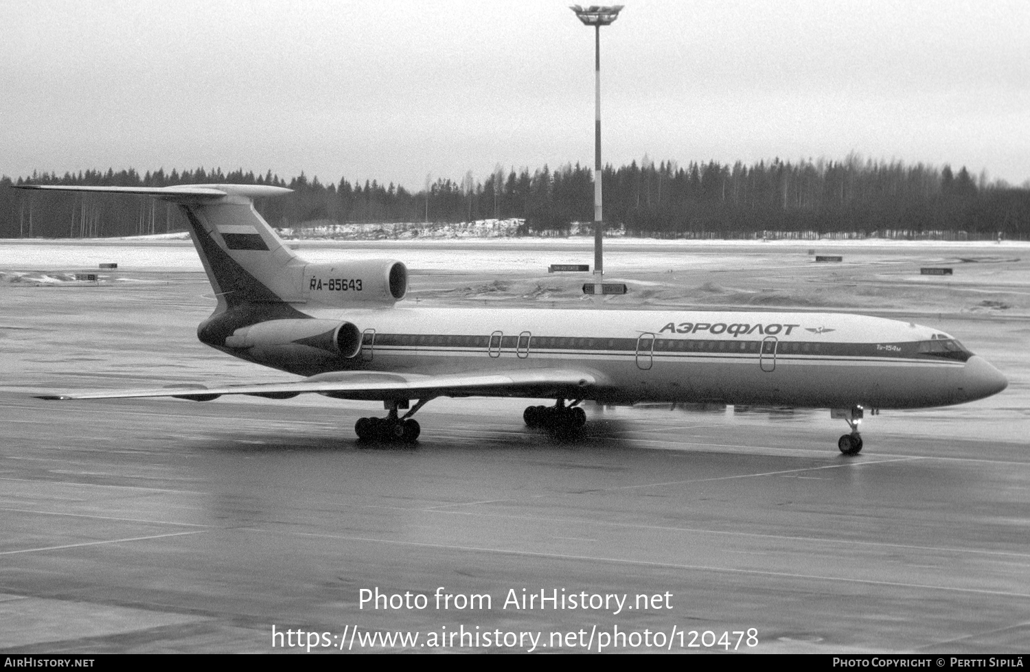 Aircraft Photo of RA-85643 | Tupolev Tu-154M | Aeroflot | AirHistory.net #120478