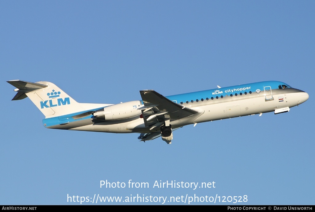 Aircraft Photo of PH-JCH | Fokker 70 (F28-0070) | KLM Cityhopper | AirHistory.net #120528