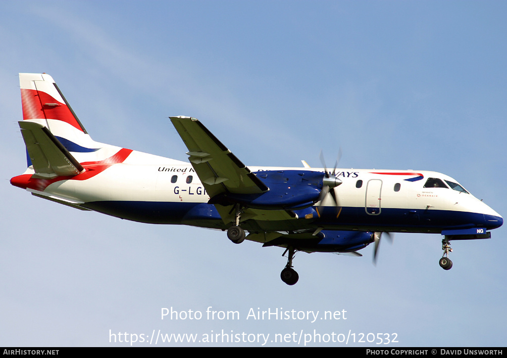 Aircraft Photo of G-LGNG | Saab 340B | British Airways | AirHistory.net #120532