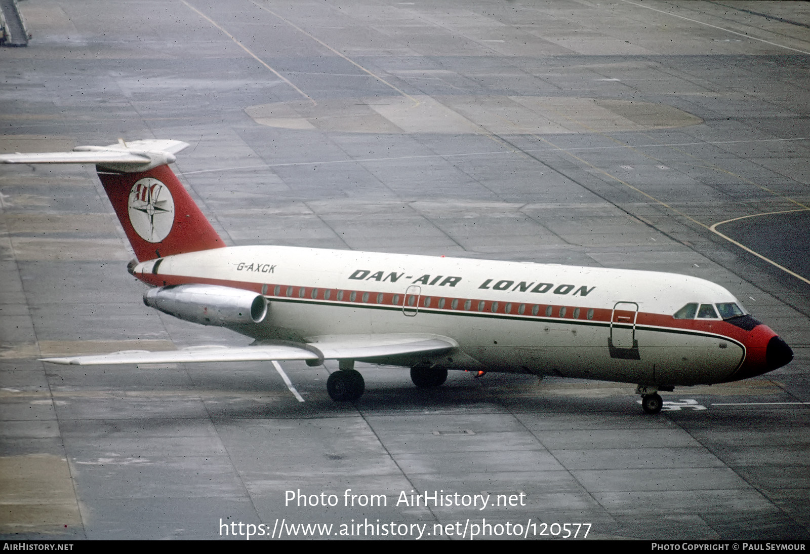 Aircraft Photo of G-AXCK | BAC 111-401AK One-Eleven | Dan-Air London | AirHistory.net #120577