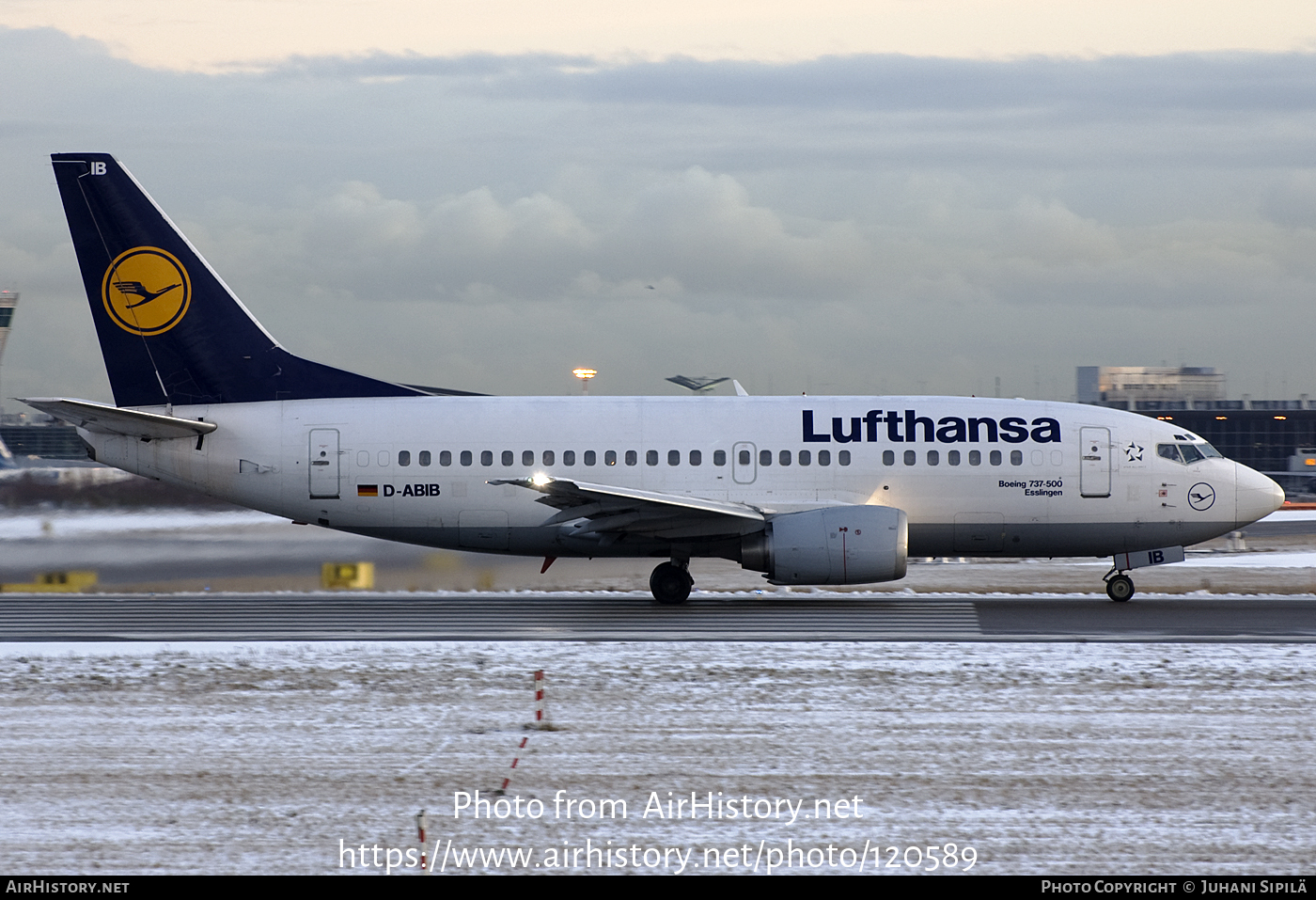 Aircraft Photo of D-ABIB | Boeing 737-530 | Lufthansa | AirHistory.net #120589