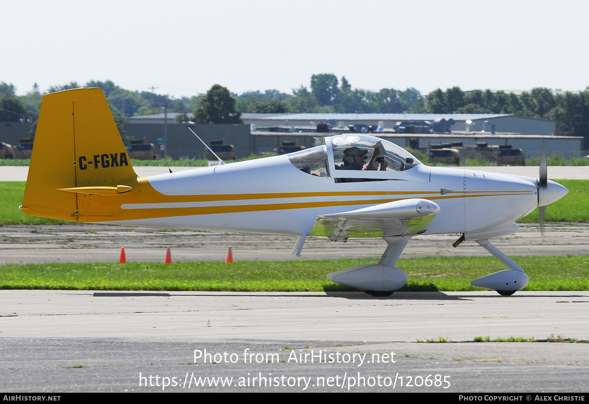 Aircraft Photo of C-FGXA | Van's RV-9A | AirHistory.net #120685