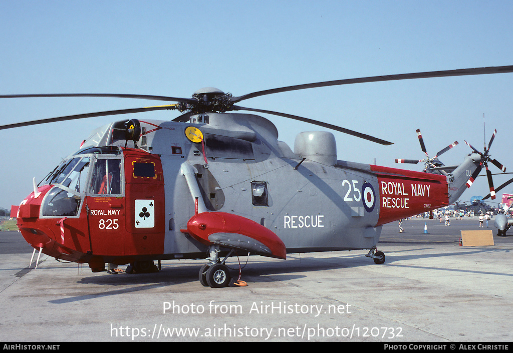 Aircraft Photo of ZA167 | Westland WS-61 Sea King HU5 | UK - Navy | AirHistory.net #120732