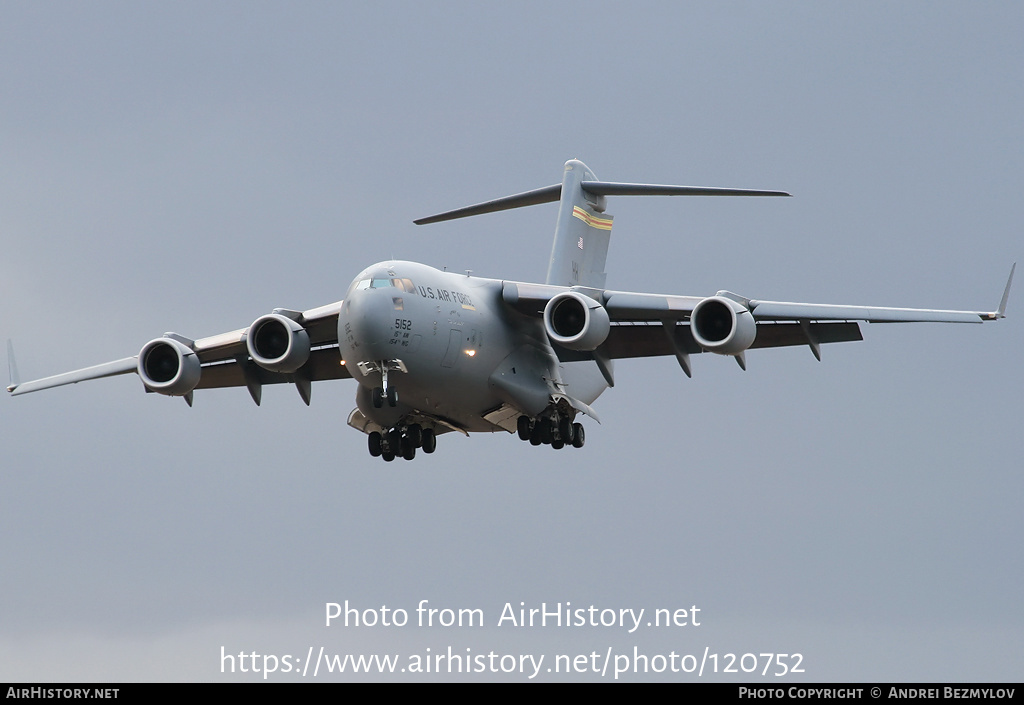 Aircraft Photo of 05-5152 / 55152 | Boeing C-17A Globemaster III | USA - Air Force | AirHistory.net #120752