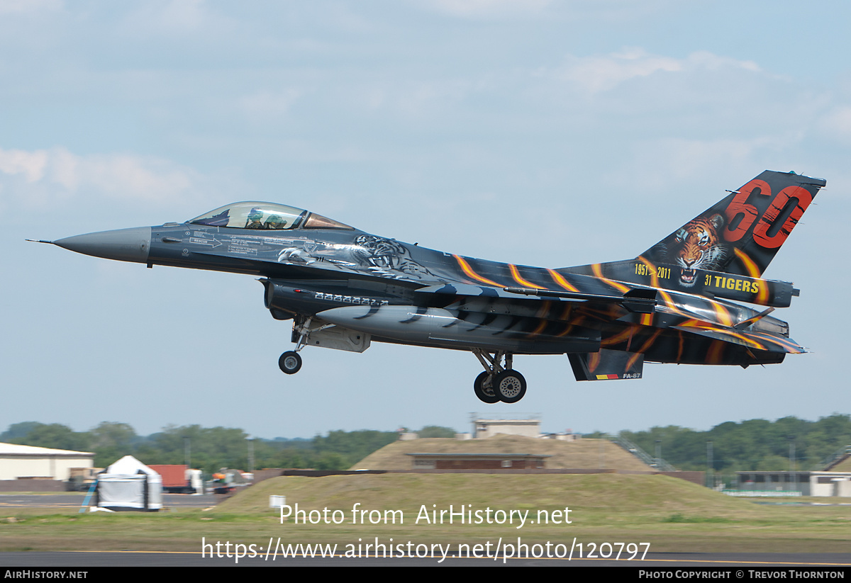 Aircraft Photo of FA-87 | General Dynamics F-16AM Fighting Falcon | Belgium - Air Force | AirHistory.net #120797