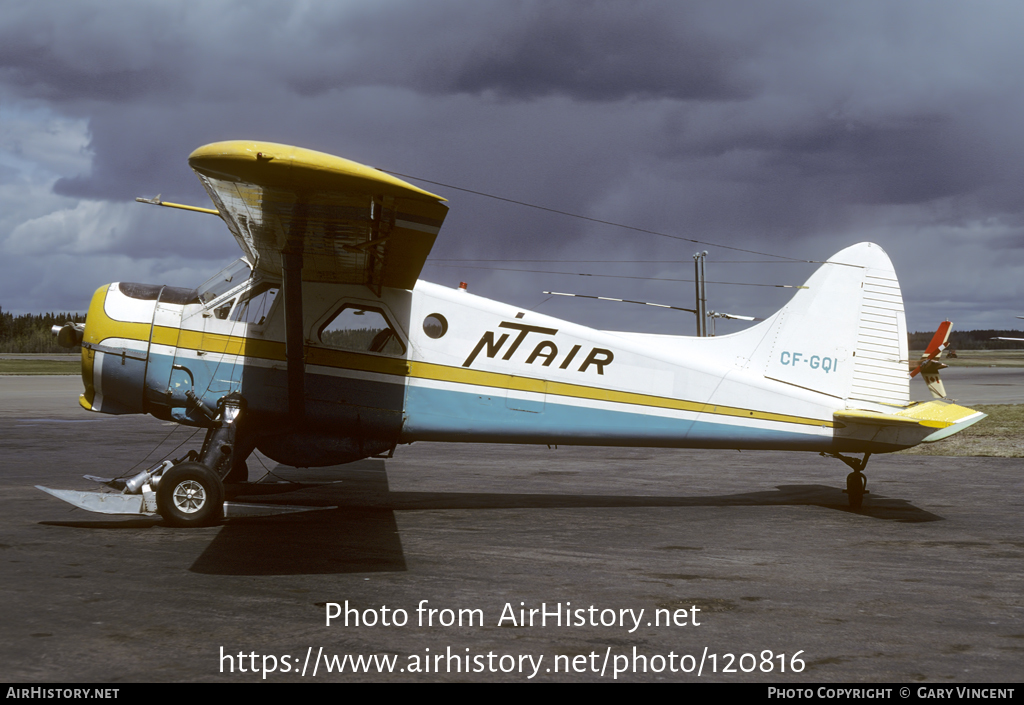 Aircraft Photo of CF-GQI | De Havilland Canada DHC-2 Beaver Mk1 | NT Air - Northern Thunderbird Air | AirHistory.net #120816